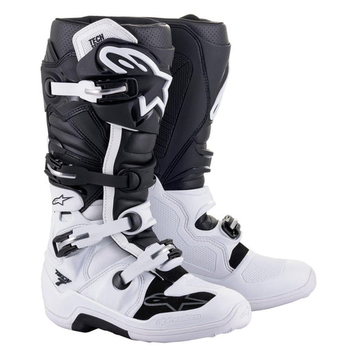 Alpinestars Tech 7 Boots in White/Black