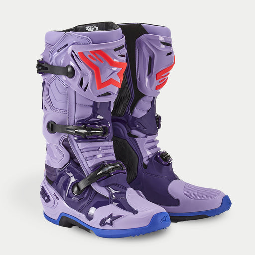 ALPINESTARS Tech 10 Boots - Laser in Purple/Purple