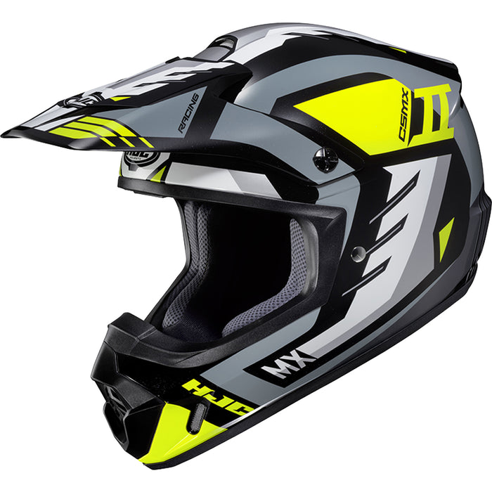HJC CS-MX II Phyton Helmet in Gray/Yellow 2022