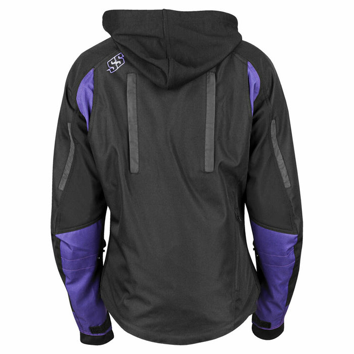 SPEED AND STRENGTH Women's Spell Bound™ Textile Jacket in Purple/Black - Back