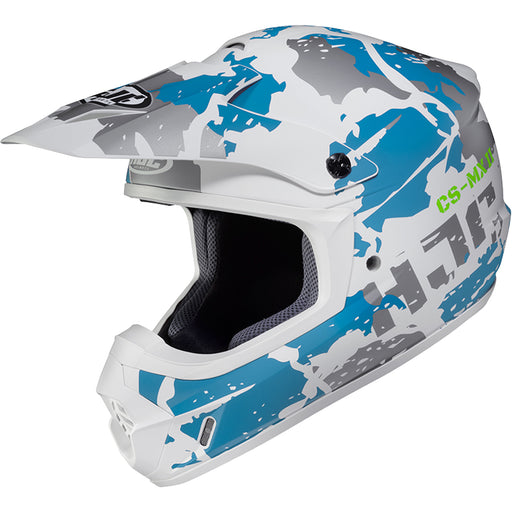 HJC CS-MX II Ferian Helmet in Semi-flat Light Blue/White 2022
