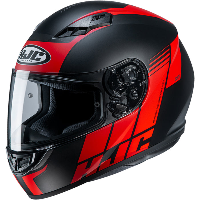 HJC CS-R3 Mylo Helmet in Semi-Flat Black/Red
