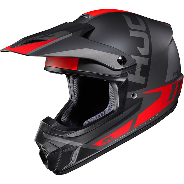 HJC CS-MX II Creed Helmet in Semi-flat Gray/Red 2022