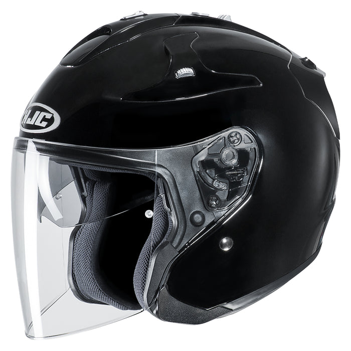 HJC  FG-JET Solid Helmet in Black