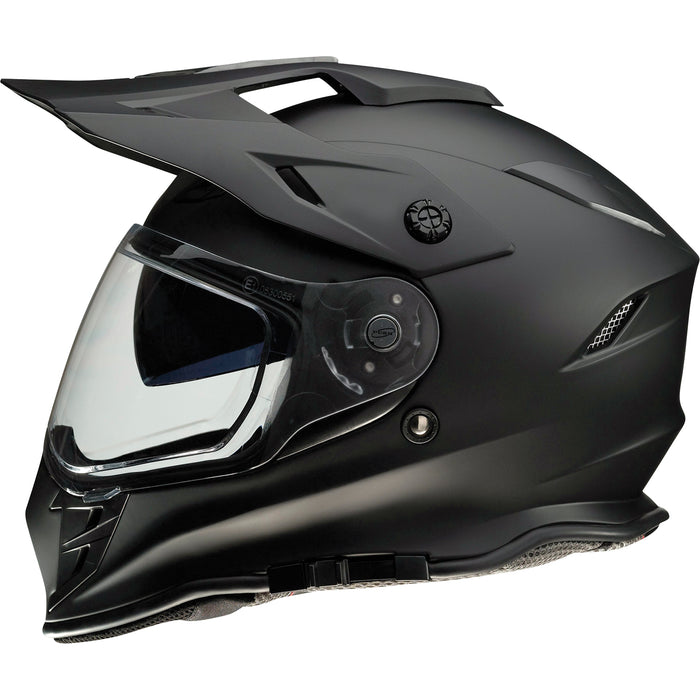 Z1R Range Dual Sport Solid Helmet in Flat Black