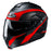 HJC C91 Tally Helmet in Semi-flat Black/Red 2022