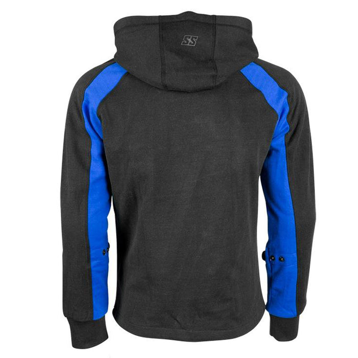SPEED AND STRENGTH Run With The Bulls™ Armoured Hoody in Blue/Black - Back