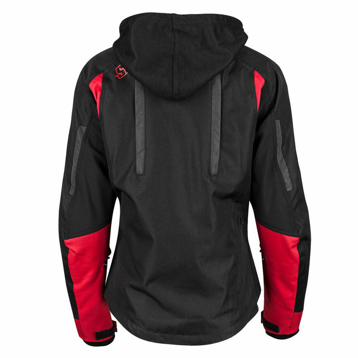 SPEED AND STRENGTH Women's Spell Bound™ Textile Jacket in Red/Black -  Back