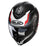 HJC C70 Silon Helmet in Gray/Red 2022