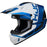 HJC CS-MX II Creed Helmet in White/Blue 2022