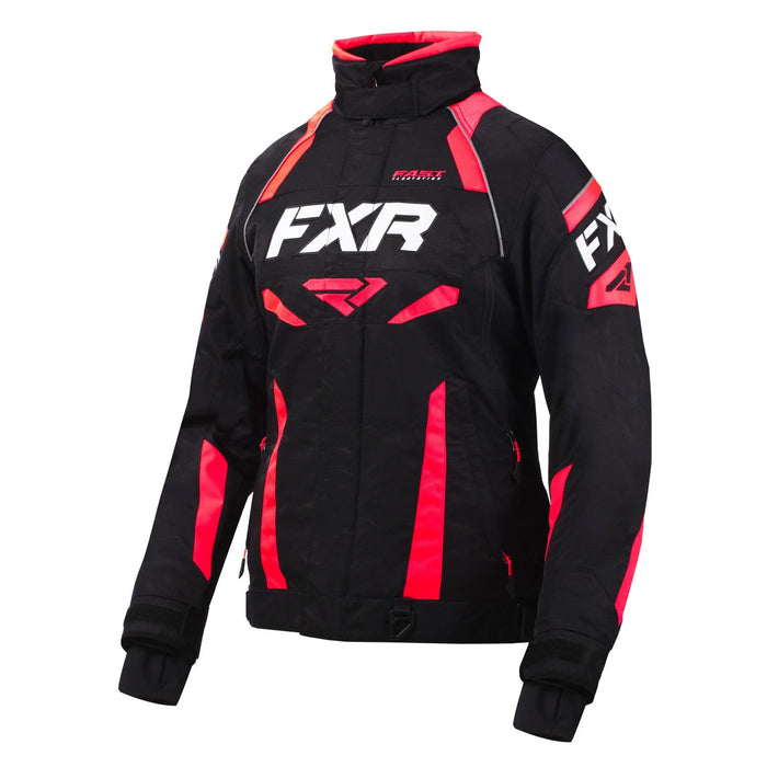 FXR Velocity Women's Jacket in Black/Coral