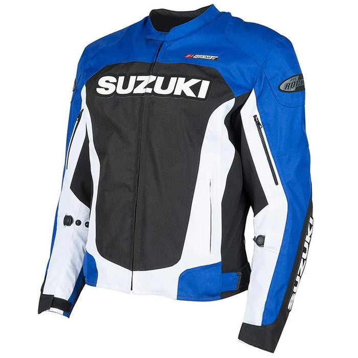 JOE ROCKET Men's Suzuki® Supersport 2.0 Textile Jacket in Blue/White/Black
