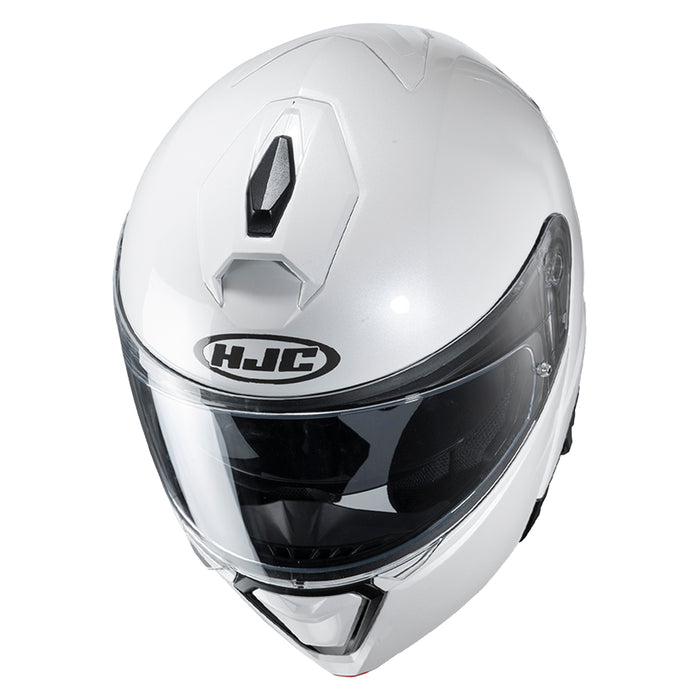 HJC i90 Solid Helmet in White