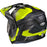 HJC DS-X1 Synergy Helmet in Semi-flat Gray/Hi-Viz Yellow 2022