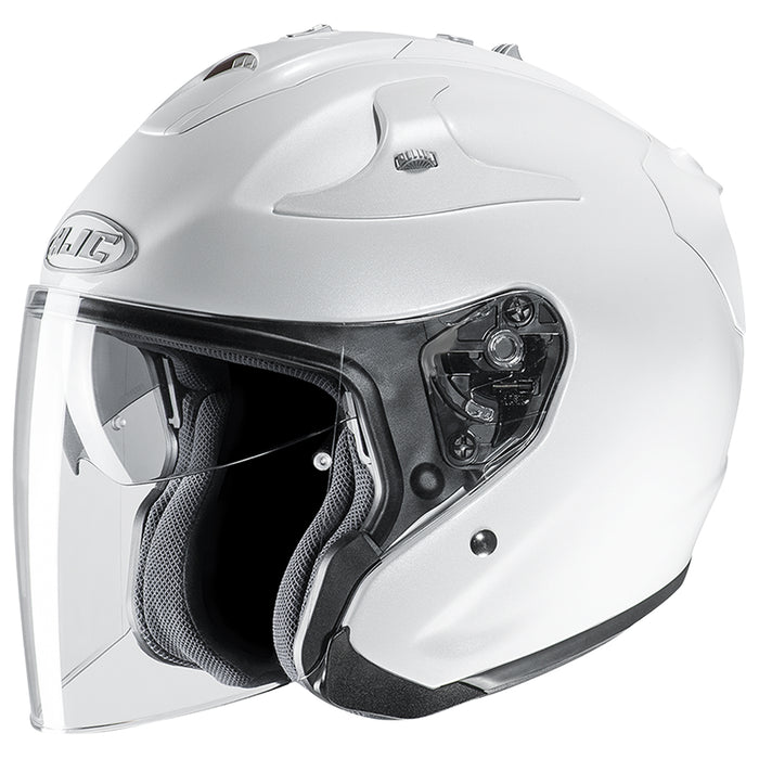 HJC  FG-JET Solid Helmet in White