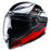HJC F70 Tino Helmet in Black/Red 2022