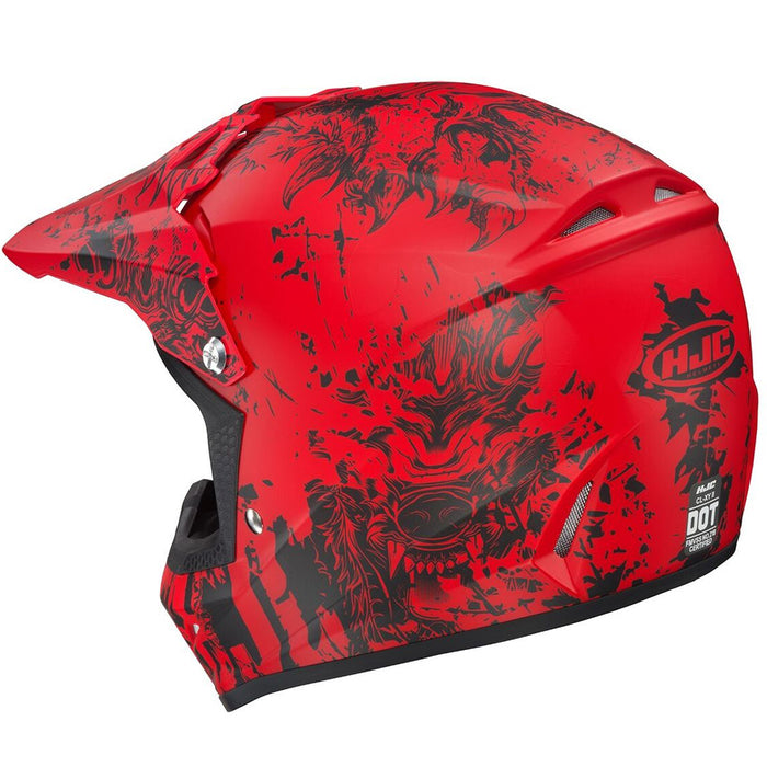Youth CL-XY 2 Creeper Helmet in Semi-Flat Red/Black
