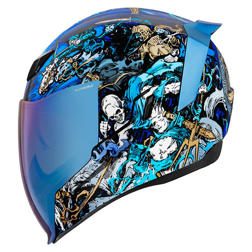 Icon Airflite 4Horsemen Helmet in Blue