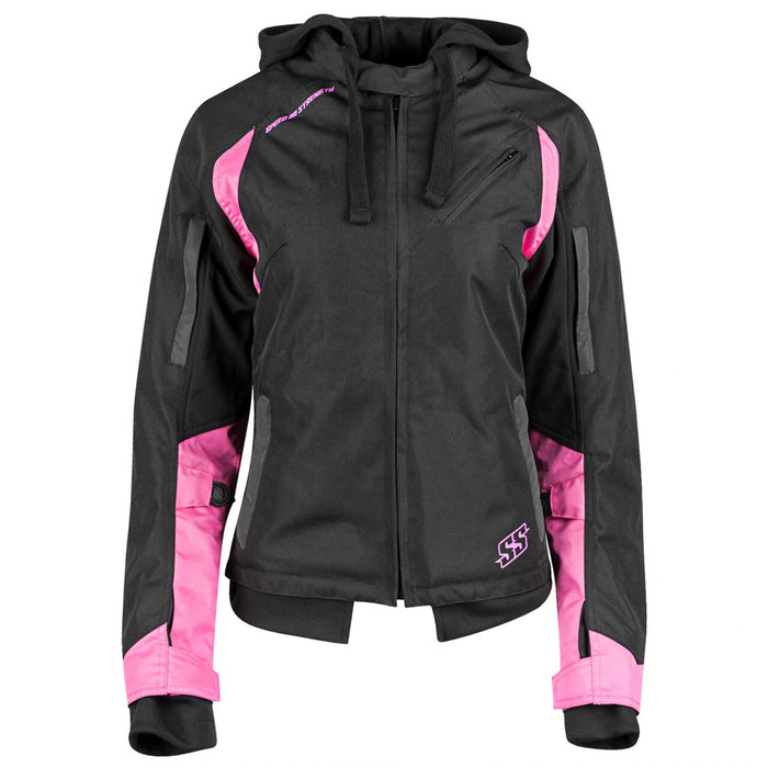 SPEED AND STRENGTH Women's Spell Bound™ Textile Jacket in Pink/Black
