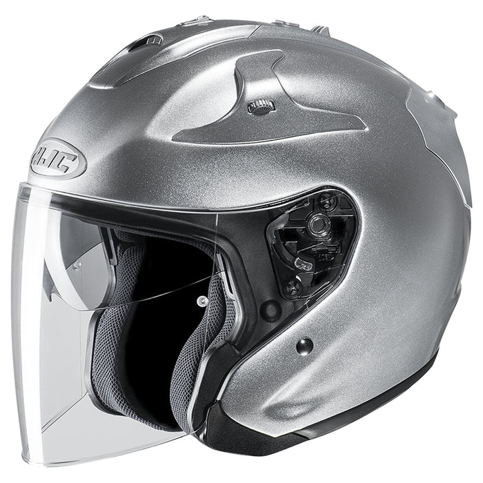 HJC  FG-JET Solid Helmet in Silver