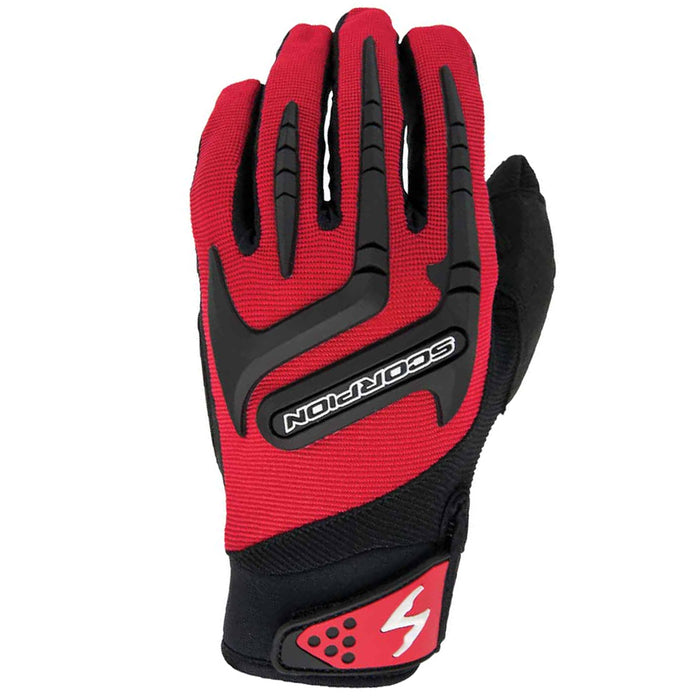 Scorpion Skrub Gloves in Red