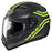 HJC i10 Strix Helmet in Semi-flat Black/Hi-Viz Yellow 2022