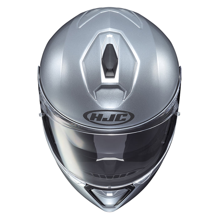 HJC i90 Solid Helmet in CR Silver