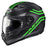 HJC i10 Strix Helmet in Semi-flat Black/Green 2022