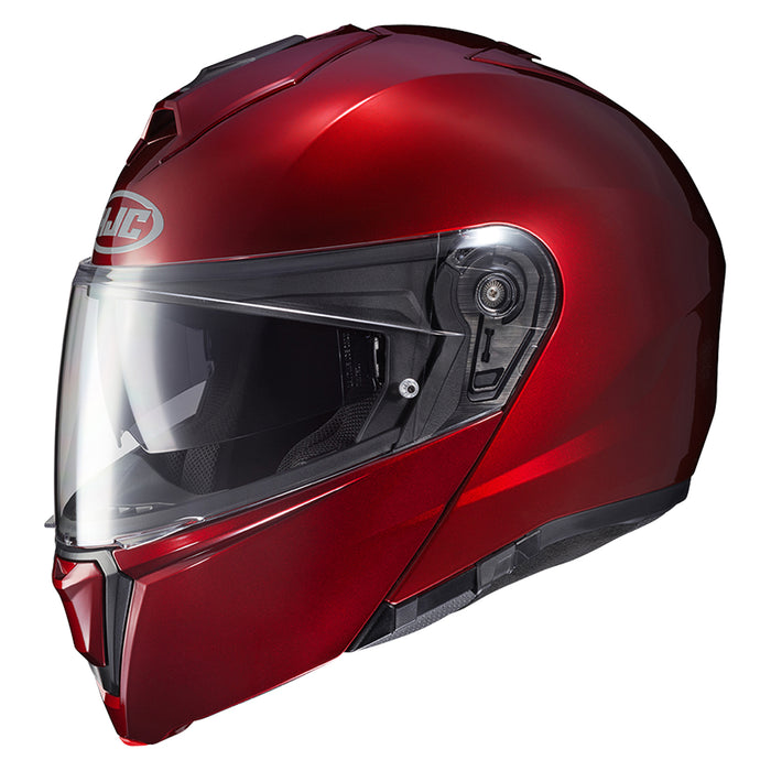 HJC i90 Solid Helmet in CR Wine