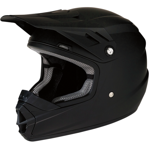 Z1R Rise Solid Youth Helmet in Flat Black