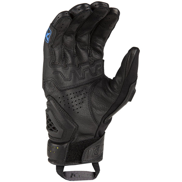 KLIM Baja S4 Gloves in Black - Kinetik Blue