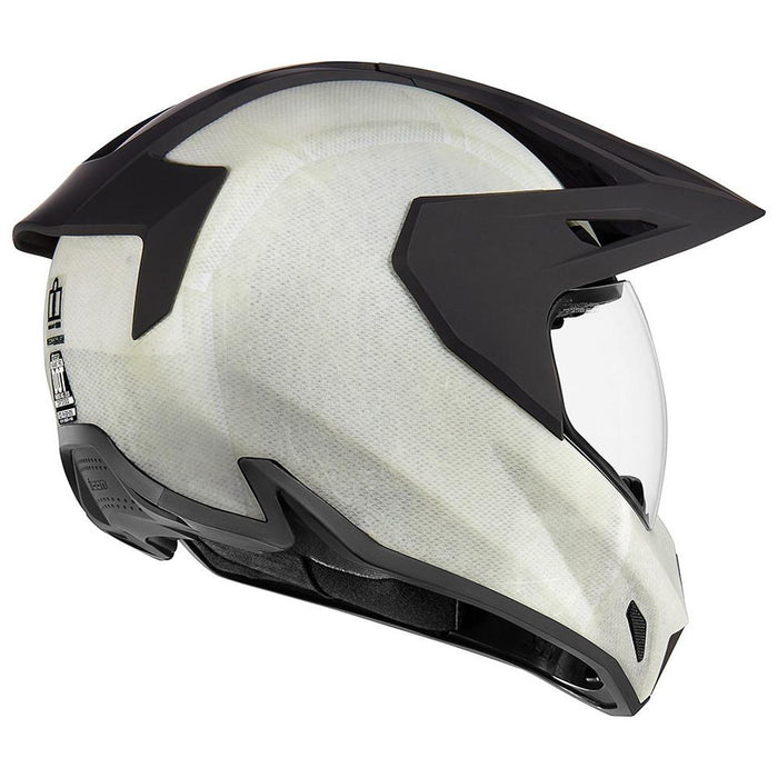 Icon Variant Pro Construct Helmet in White - Back Side