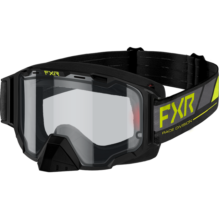FXR Maverick Electric Goggle in Hi Vis/Black