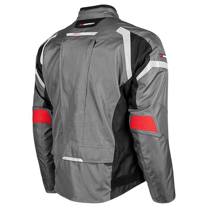 JOE ROCKET Men's Meteor Jacket in Gray/Black - Back