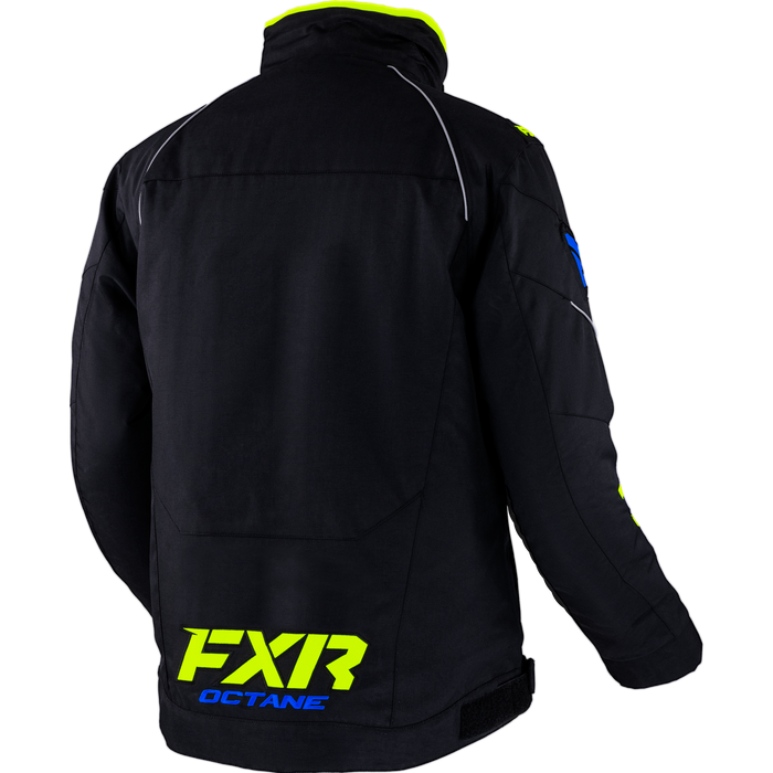 FXR Octane Jacket in Black/Blue/Hi Vis
