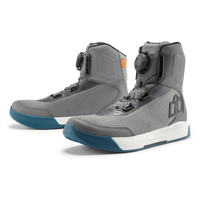 ICON Overlord Vented CE Boots in Gray