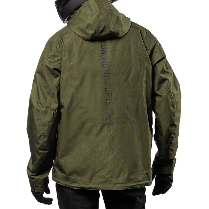 Icon PDX3 Rain Jacket in Olive