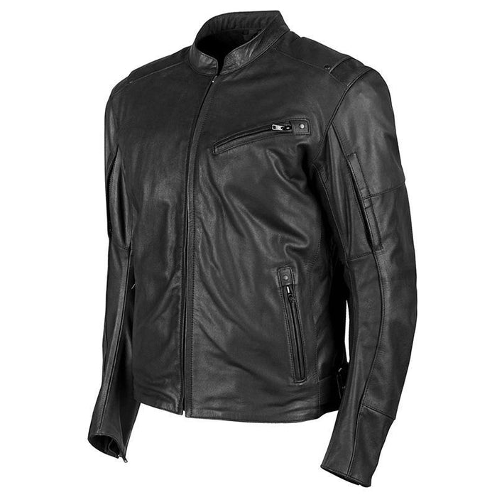 JOE ROCKET Men's Powerglide Leather Jacket in Black