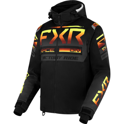 FXR RRX 2-in-1 Jacket in Black/Charcoal/Inferno