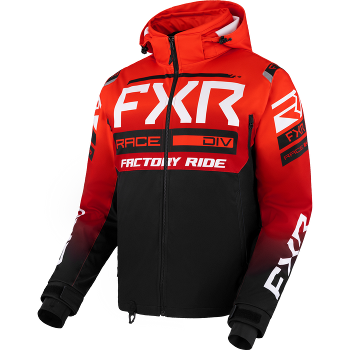 FXR RRX 2-in-1 Jacket in Black/Red