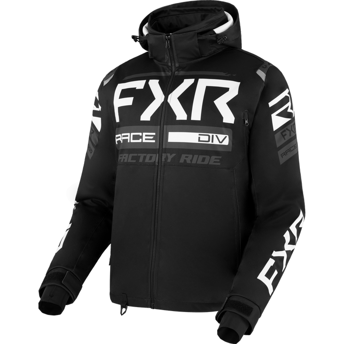 FXR RRX 2-in-1 Jacket in Black/White