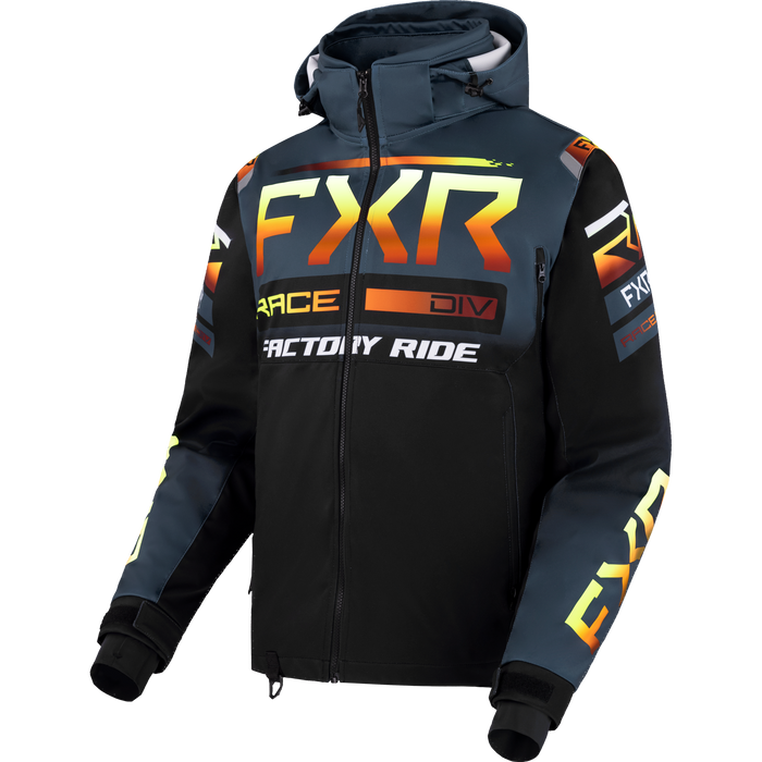 FXR RRX 2-in-1 Jacket in Dark Steel/Inferno