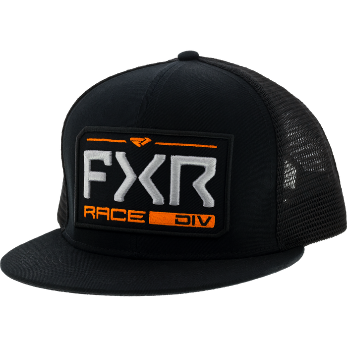 FXR Race Div Hat in Grey Heather/Orange