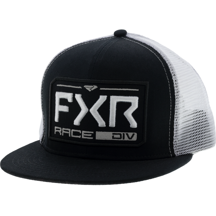 FXR Race Div Hat in Black/White
