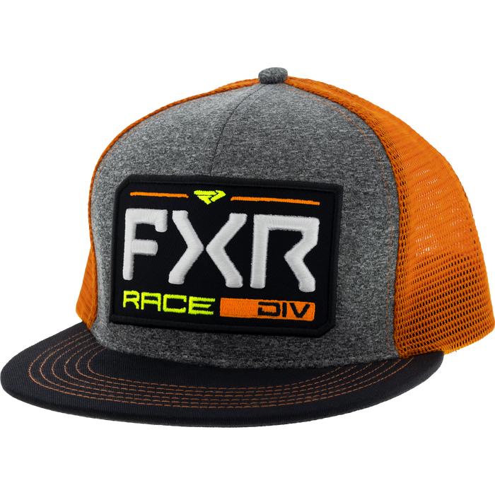 FXR Race Div Hat in Black/Orange