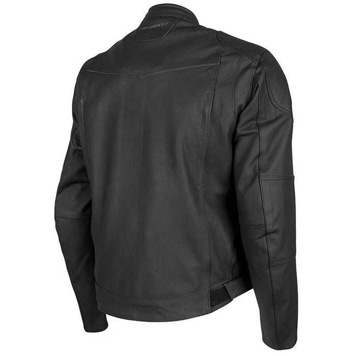 JOE ROCKET Men's Rasp Leather Jacket in Black - Back