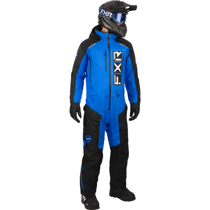 FXR Recruit F.A.S.T. Insulated Monosuit in Black/Blue