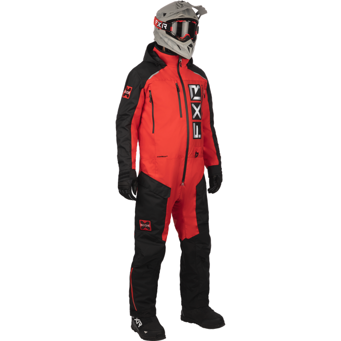 FXR Recruit F.A.S.T. Insulated Monosuit in Black/Red
