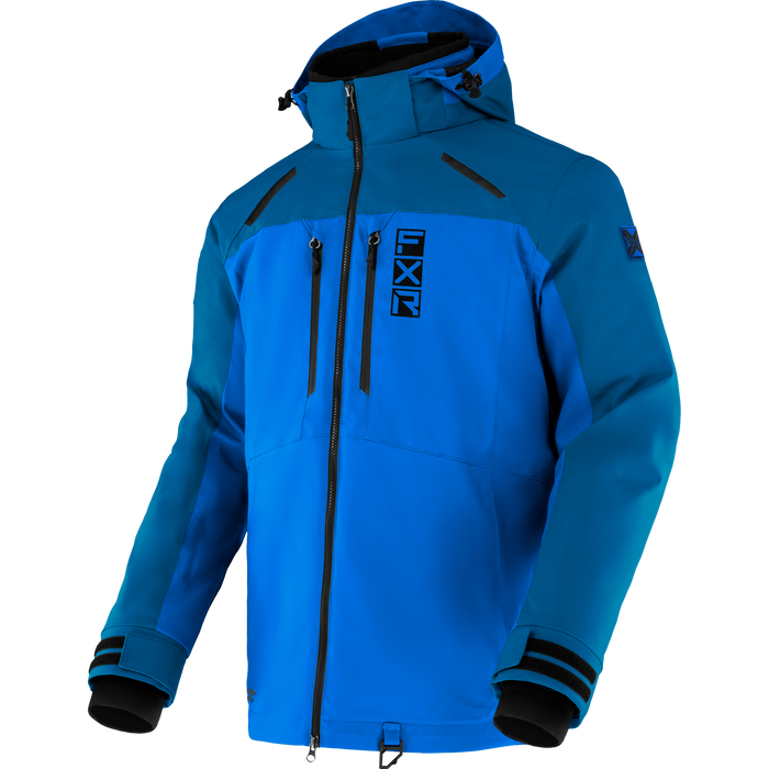 FXR Ridge 2-in-1 Jacket in Blue/Dark Blue