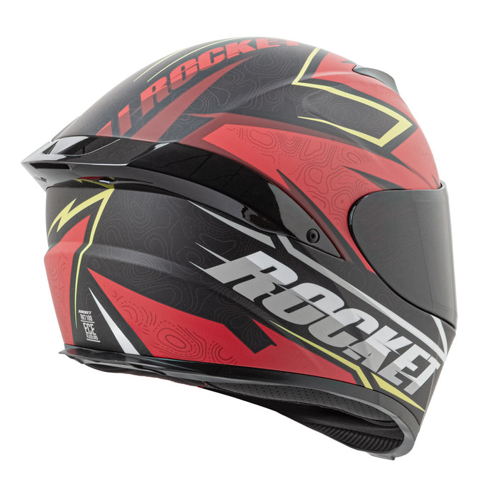 JOE ROCKET RKT-100 SERIES ELEVATION™ Helmet in Matte Grey/Red